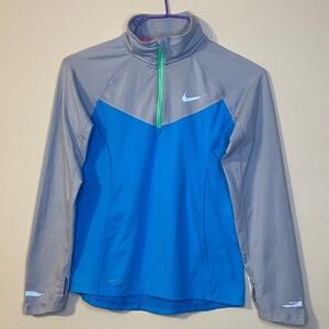 Nike Blue and Gray Performance Sweatshirt Size M